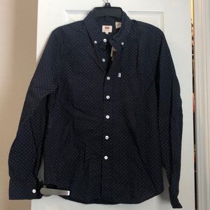 Levi's Navy Blue Button Down